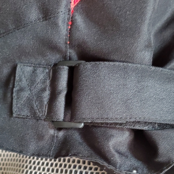 Arlen Ness Unisex Black and Red Motorcycle Padded Jacket Sz M - Picture 13 of 17